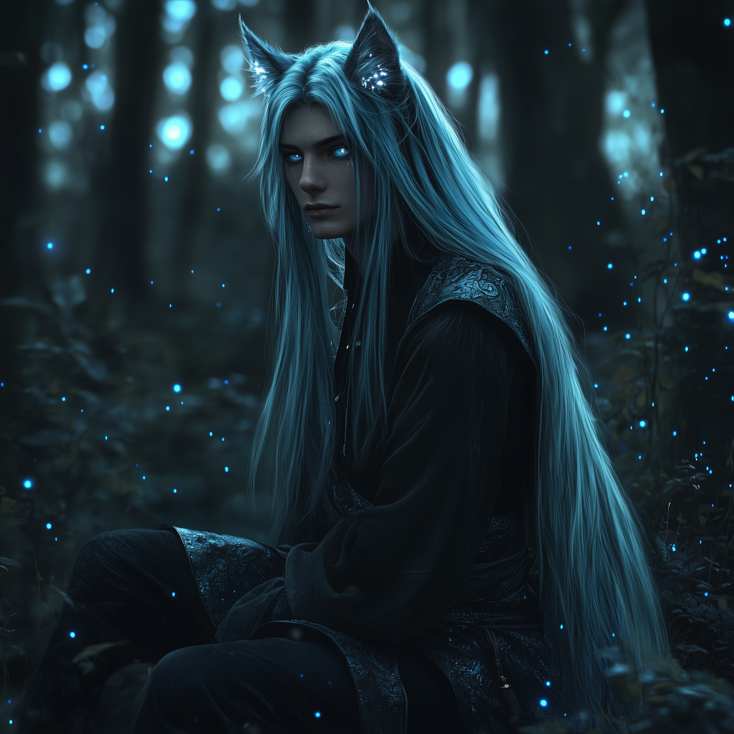 -Fox Fire Kitsune - Dark Arts Spirit