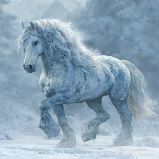 ENHANCED SERVITOR - First Time Offered! - Frost Stallion - Includes Image!