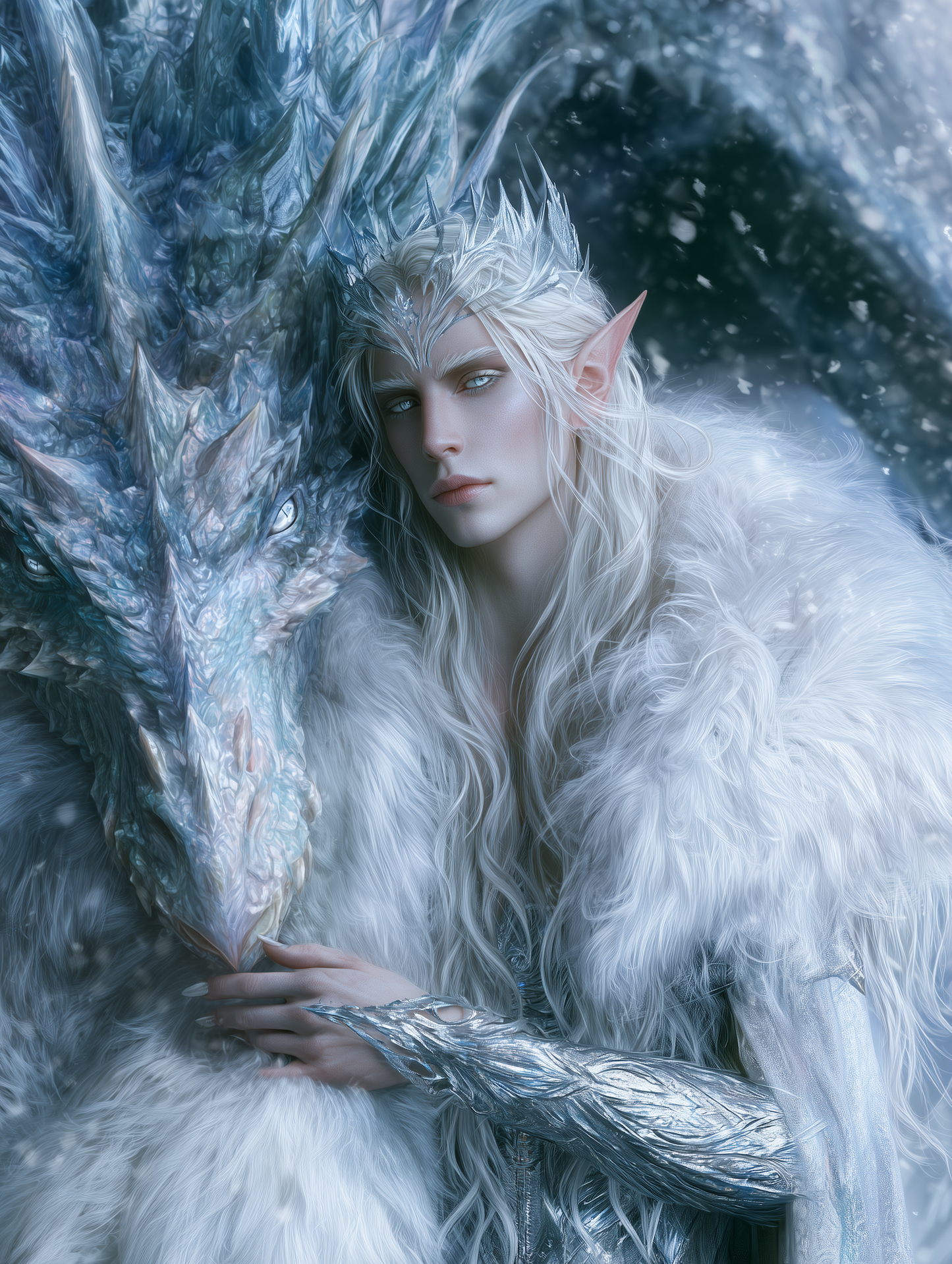****Ice Dragon Shifter King - Dark Arts Spirit - Incudes Images!