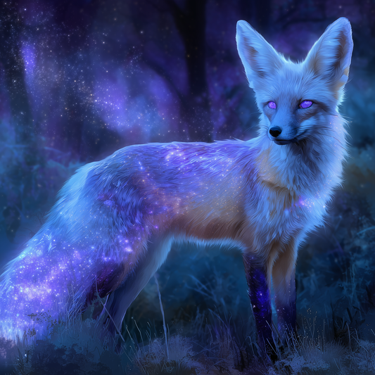 **ENHANCED SERVITOR - Twilit Fox - FIRST TIME OFFERED - Includes Image!