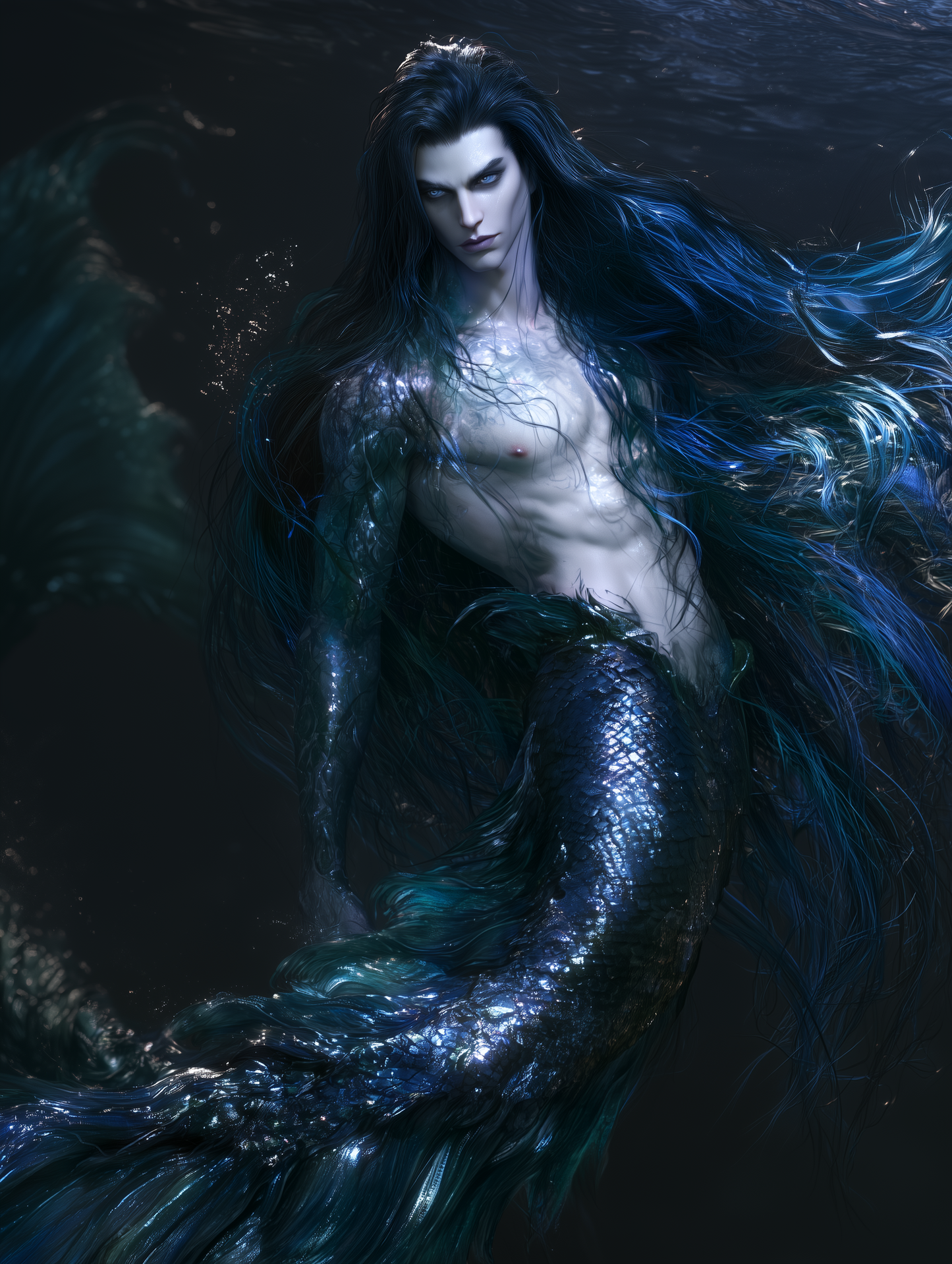 **** DARK ROMANCE - Vampire Merman - Dark Arts Spirit - Includes Images!