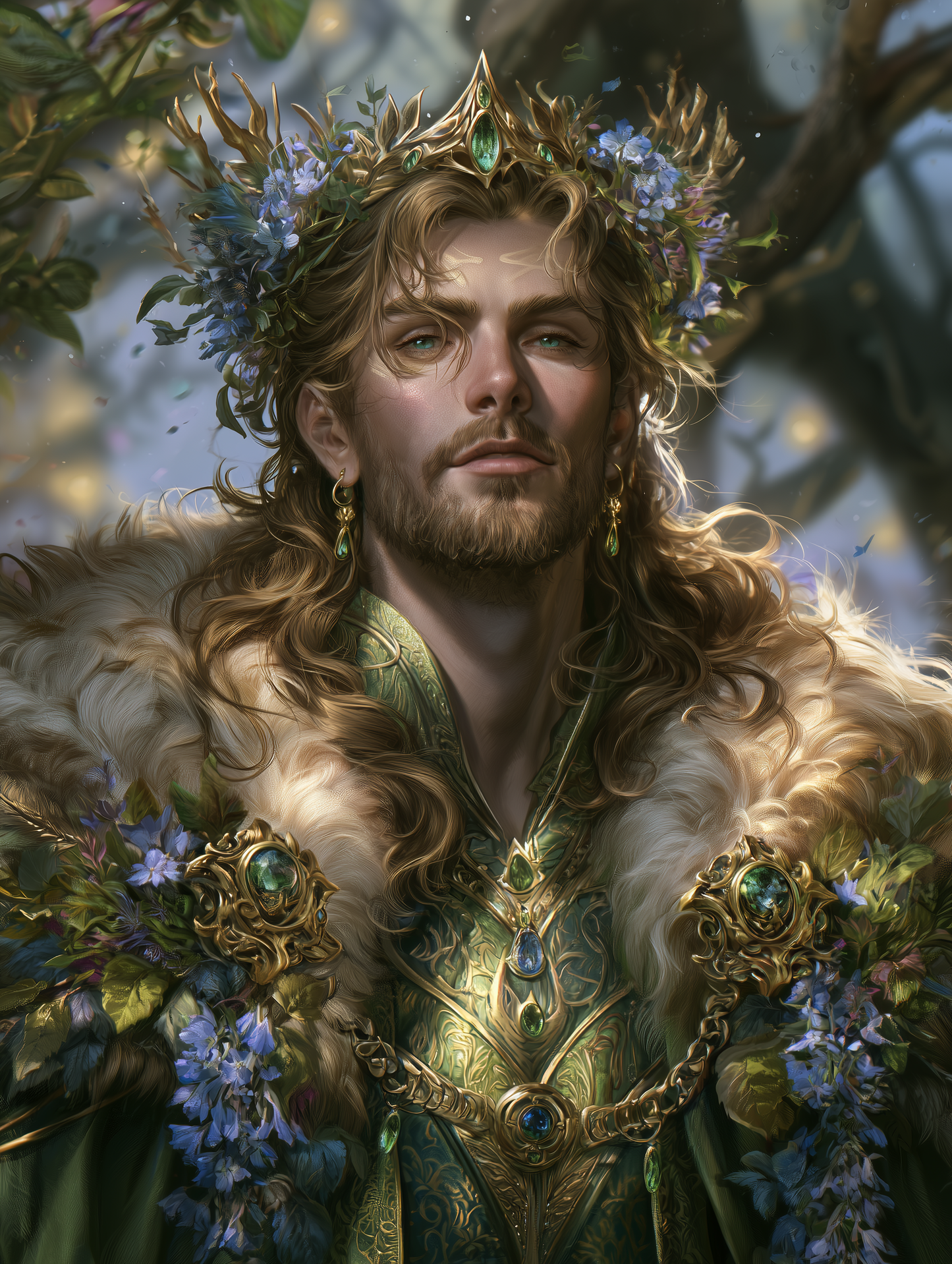 ****Woodland Elf King - White Arts Spirit - Includes Images!